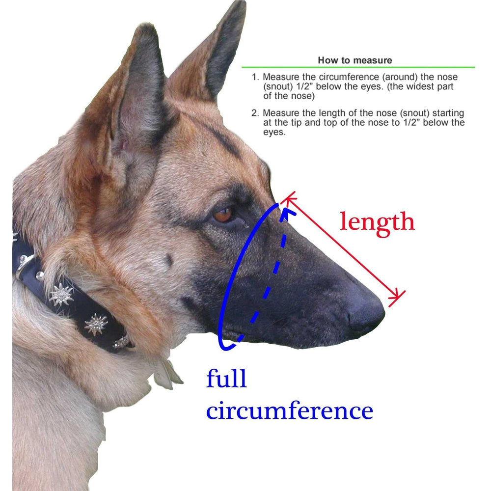 Nylon Adjustable Mesh Muzzle by Dogline