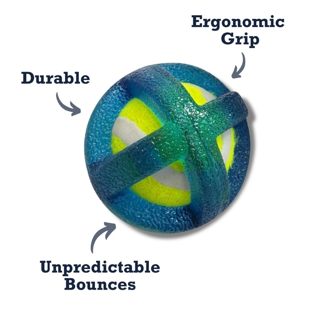 TPR-Coated Agility Tennis Ball Dog Toy – Durable & Pet-Safe by American Pet Supplies
