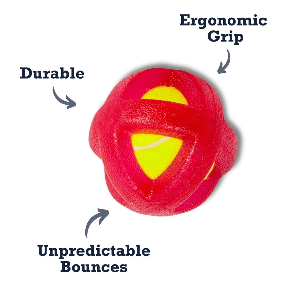 TPR-Coated Agility Tennis Ball Dog Toy – Durable & Pet-Safe by American Pet Supplies