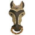 13" Nature Horse Animal Squeaky Toy by Dogline