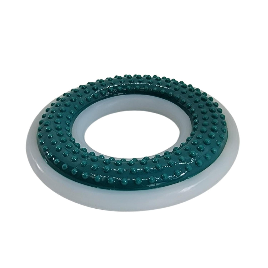 TPR & Nylon Dental Chew Ring Toy for Dogs - Ideal for Aggressive Chewers – (4" Diameter) by American Pet Supplies