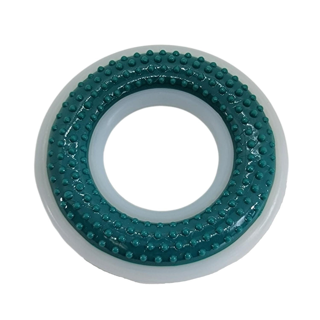 TPR & Nylon Dental Chew Ring Toy for Dogs - Ideal for Aggressive Chewers – (4" Diameter) by American Pet Supplies