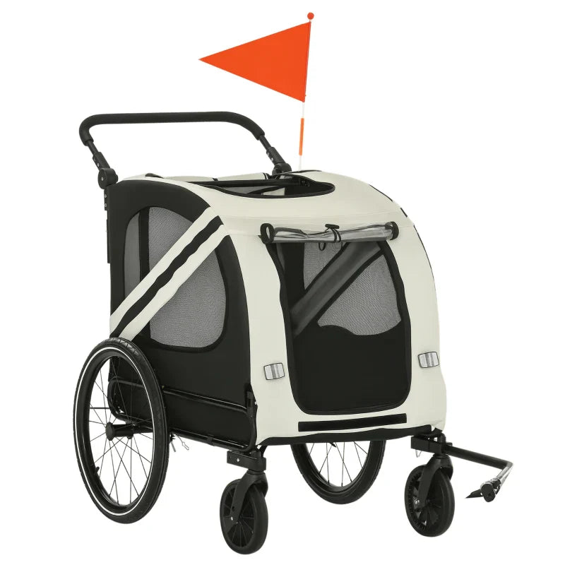 2-In-1 Pet Bike Trailer Stroller by Furr Baby Gifts