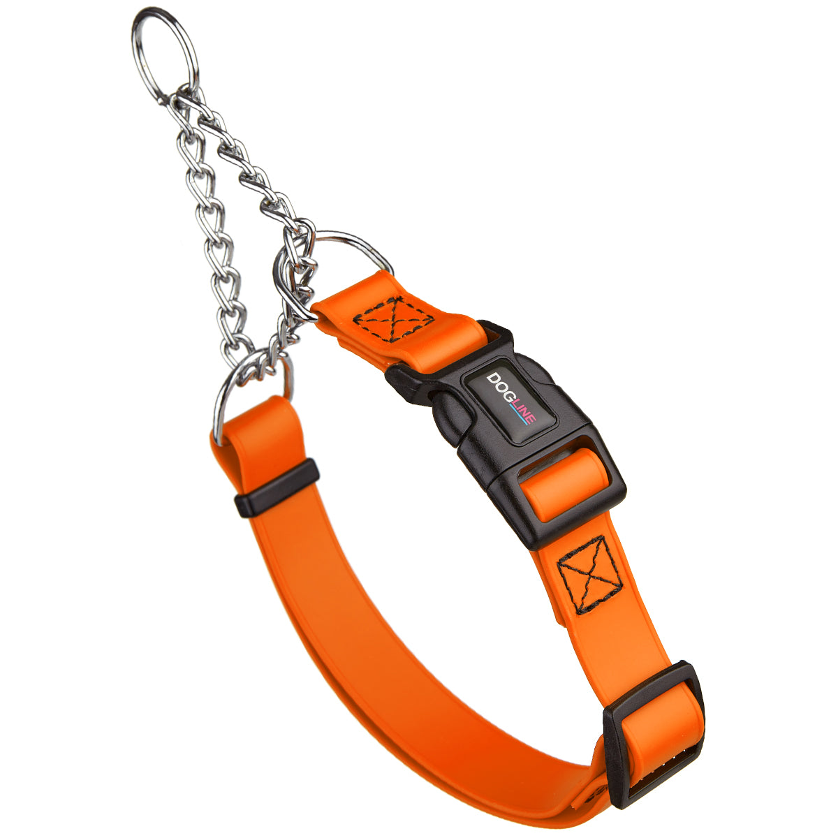Biothane Adjustable Martingale Collar with Quick Release Buckle by Dogline