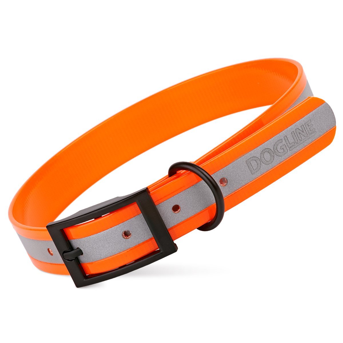 Biothane Translucent Reflective Dog Collar by Dogline