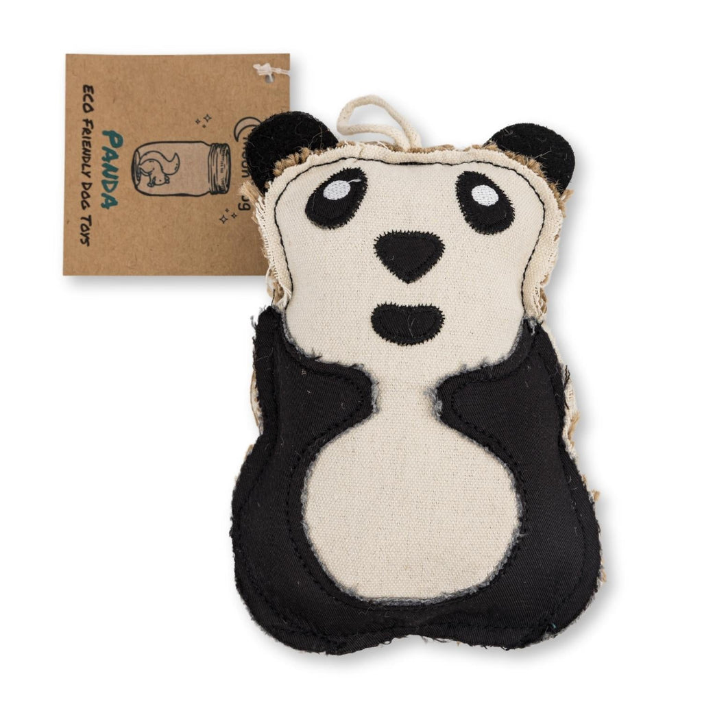 Canvas & Jute Panda-Shaped Dog Chew Toy – Durable, Safe and Non-Toxic by American Pet Supplies