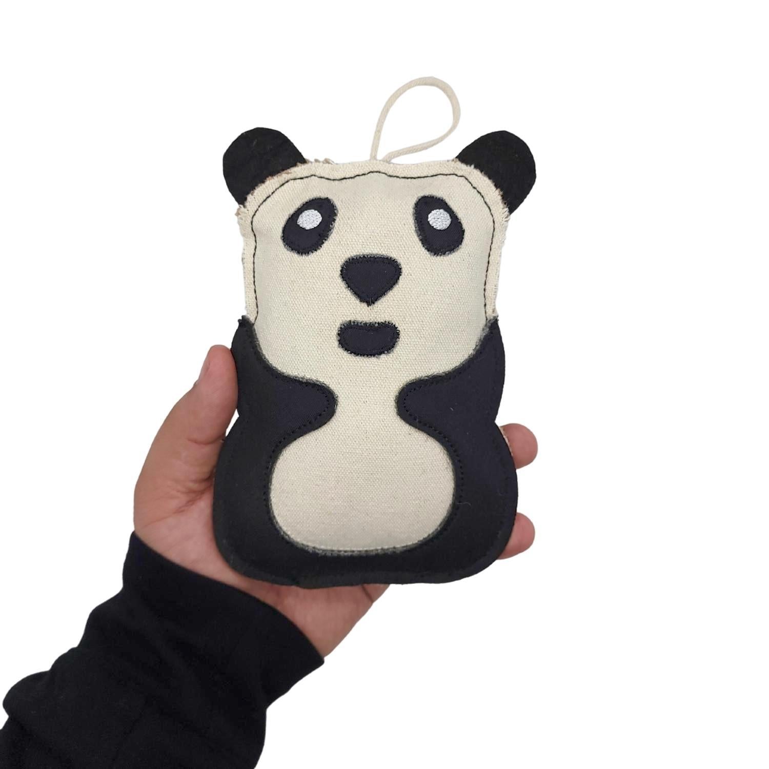 Canvas & Jute Panda-Shaped Dog Chew Toy – Durable, Safe and Non-Toxic by American Pet Supplies