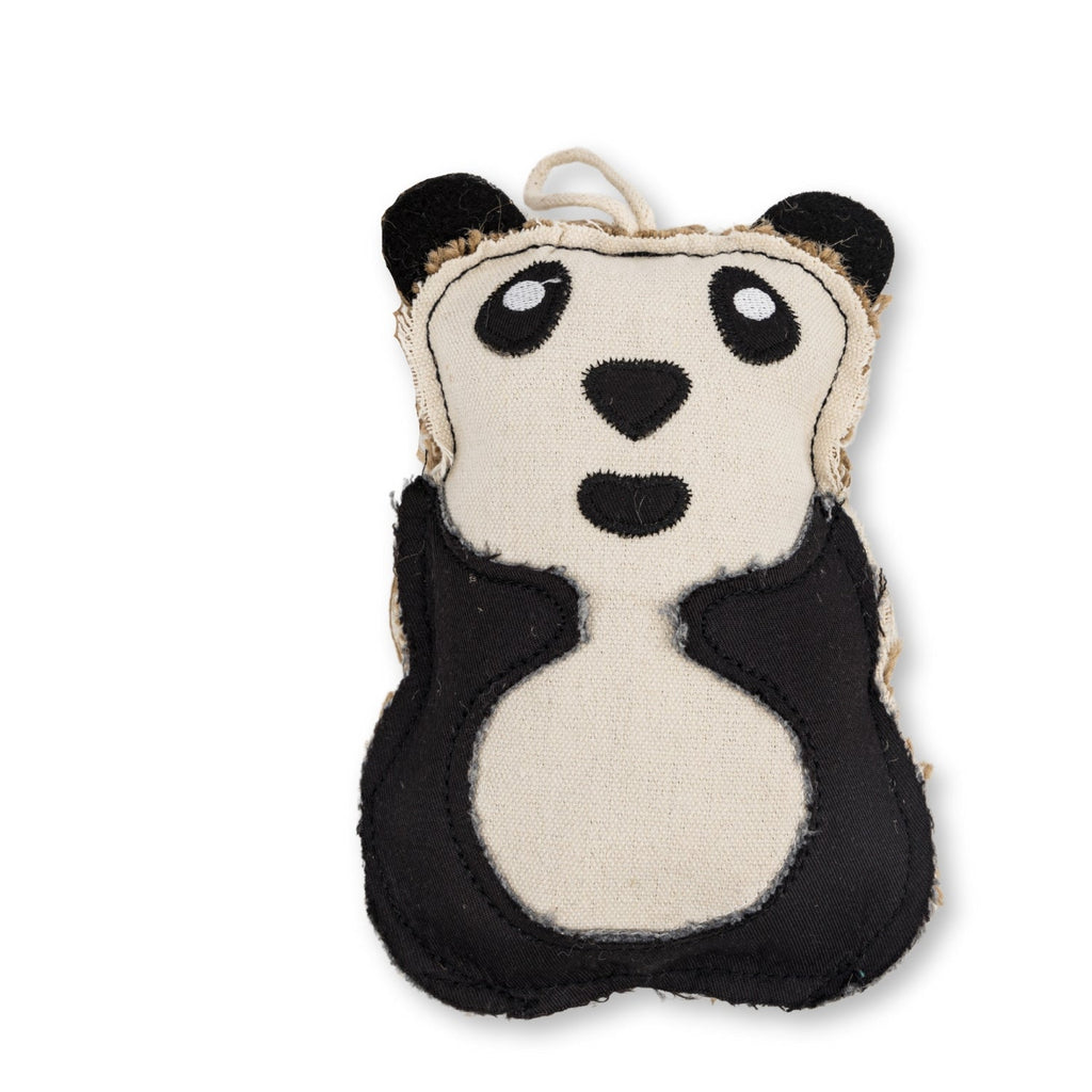 Canvas & Jute Panda-Shaped Dog Chew Toy – Durable, Safe and Non-Toxic by American Pet Supplies