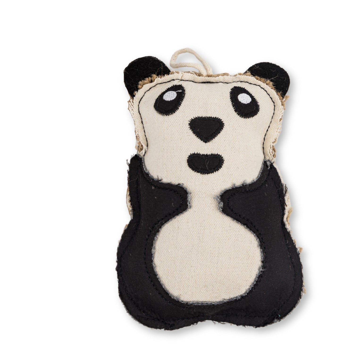 Canvas & Jute Panda-Shaped Dog Chew Toy – Durable, Safe and Non-Toxic by American Pet Supplies