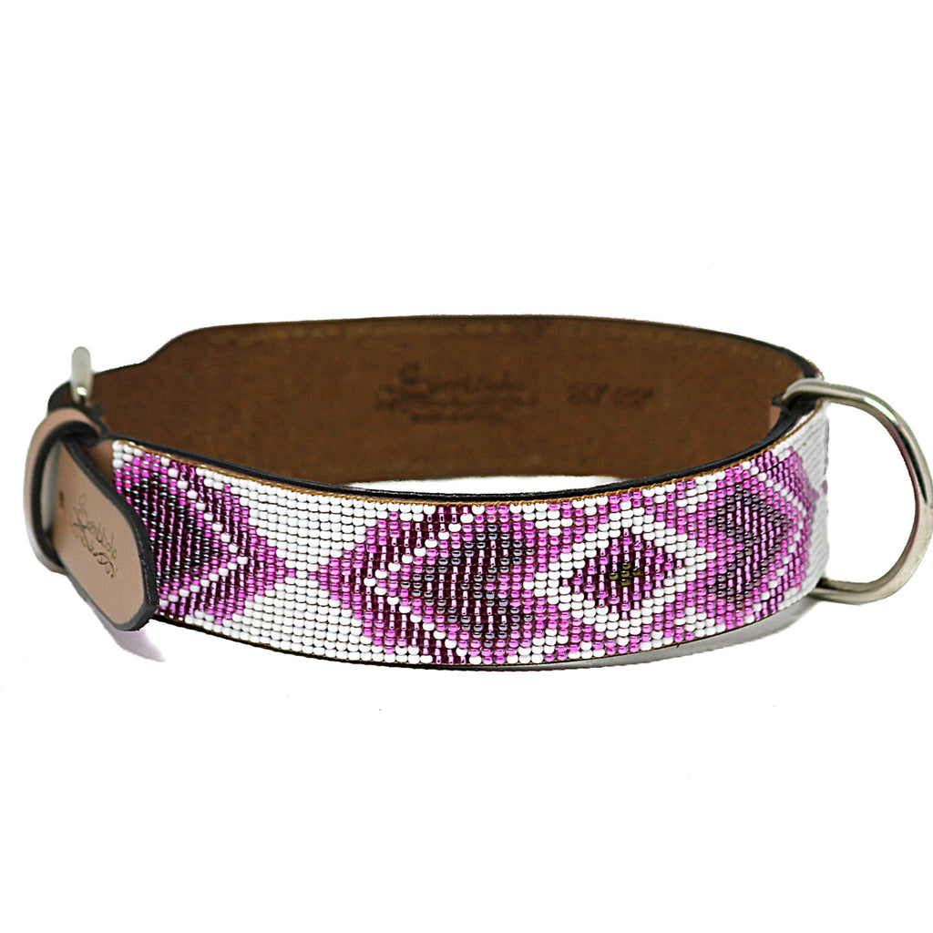 Paris Sambboho dog collar (with center D-ring) by Sambboho
