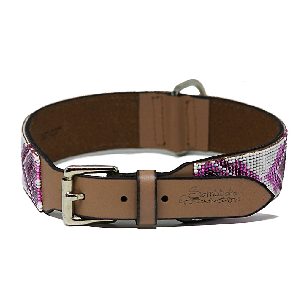 Paris Sambboho dog collar (with center D-ring) by Sambboho