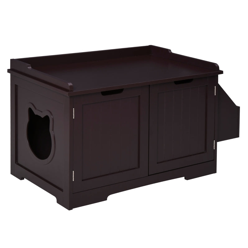 Cat Litter Box Nightstand End Table Enclosure by Furr Baby Gifts
