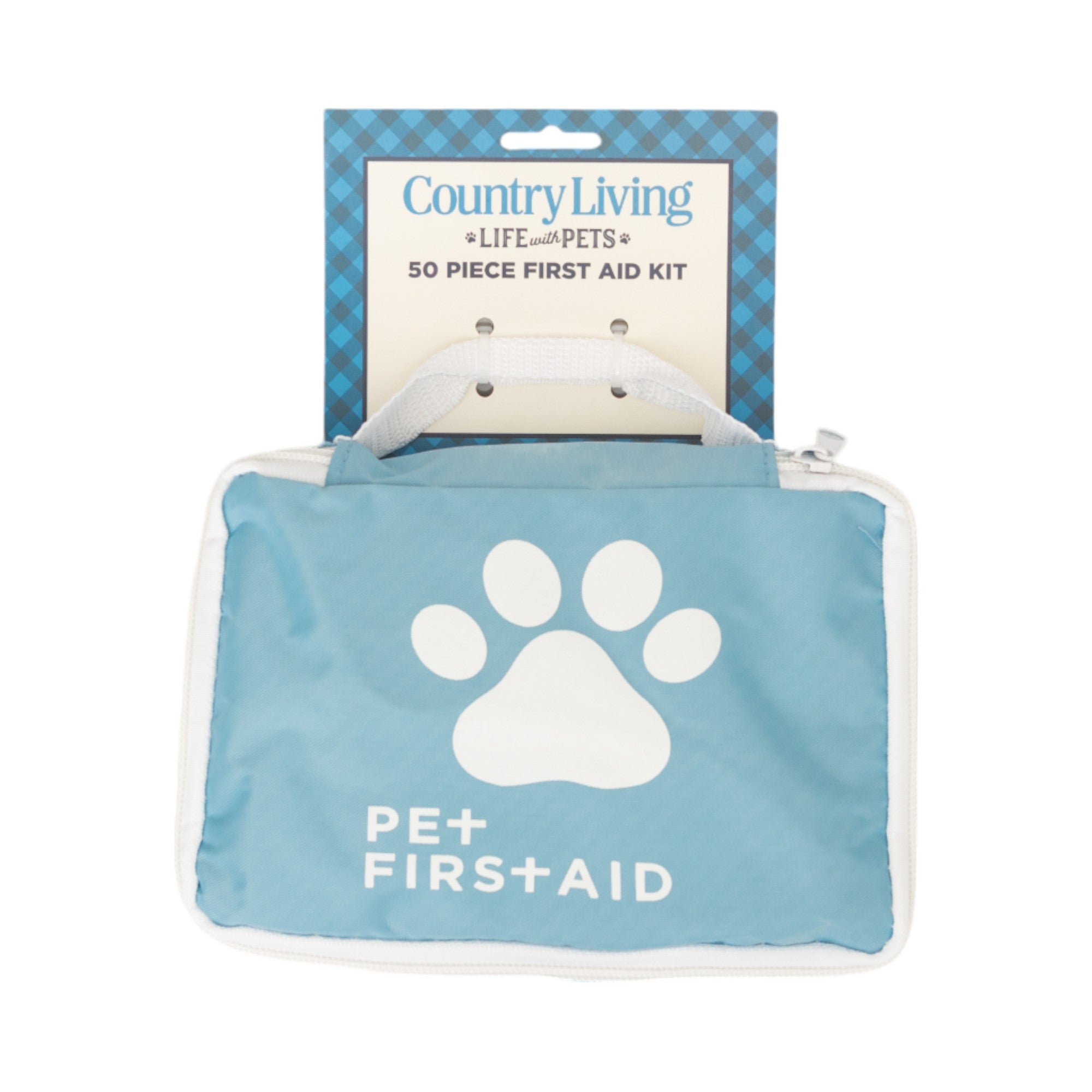 Country Living 50-Piece Pet Travel First Aid Kit for Emergencies, Safety, Adventure & On-the-Go Pet Care by American Pet Supplies