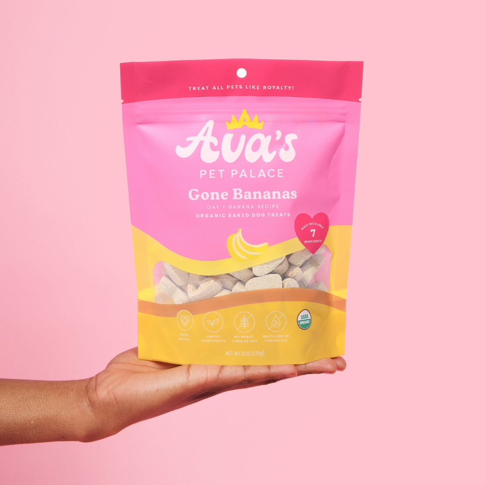 Organic Baked Dog Treats - Gone Bananas by Ava's Pet Palace