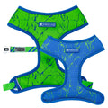 Frenchie Duo Reversible Harness - Green Marble by Frenchie Bulldog