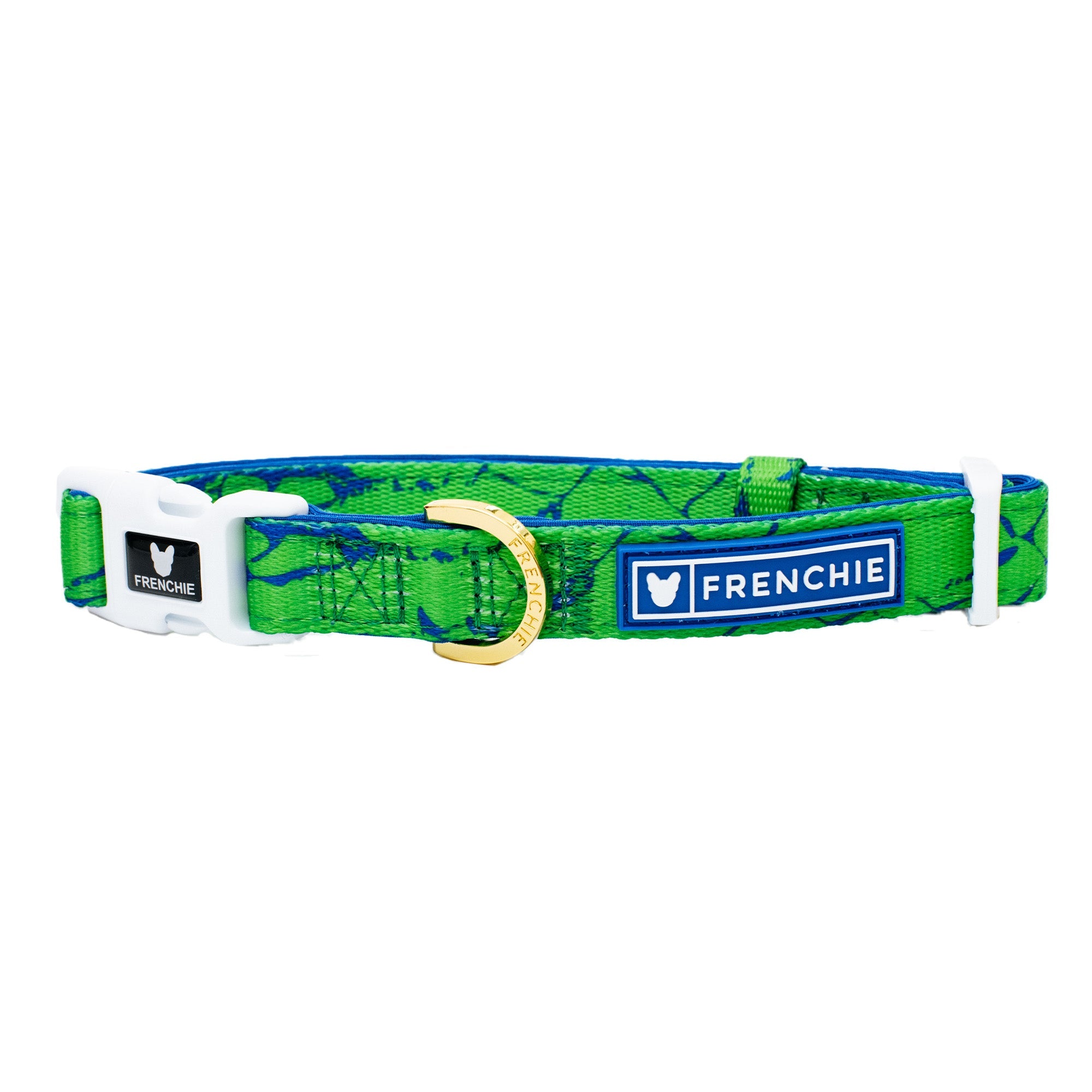 Frenchie Comfort Collar - Green Marble by Frenchie Bulldog