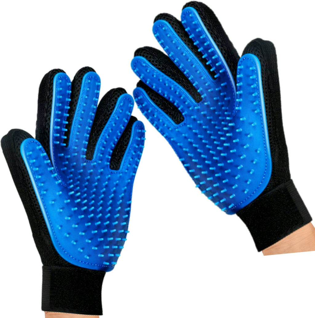 Mr. Peanut's 2 Pak HanD 259 Silicone Pins Pet Grooming Gloves by Mr. Peanut's Pet Carriers