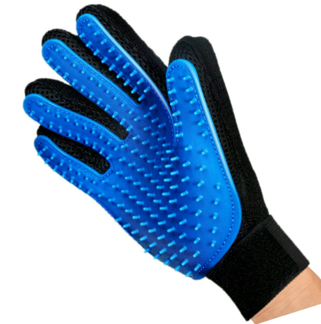 Mr. Peanut's 2 Pak HanD 259 Silicone Pins Pet Grooming Gloves by Mr. Peanut's Pet Carriers