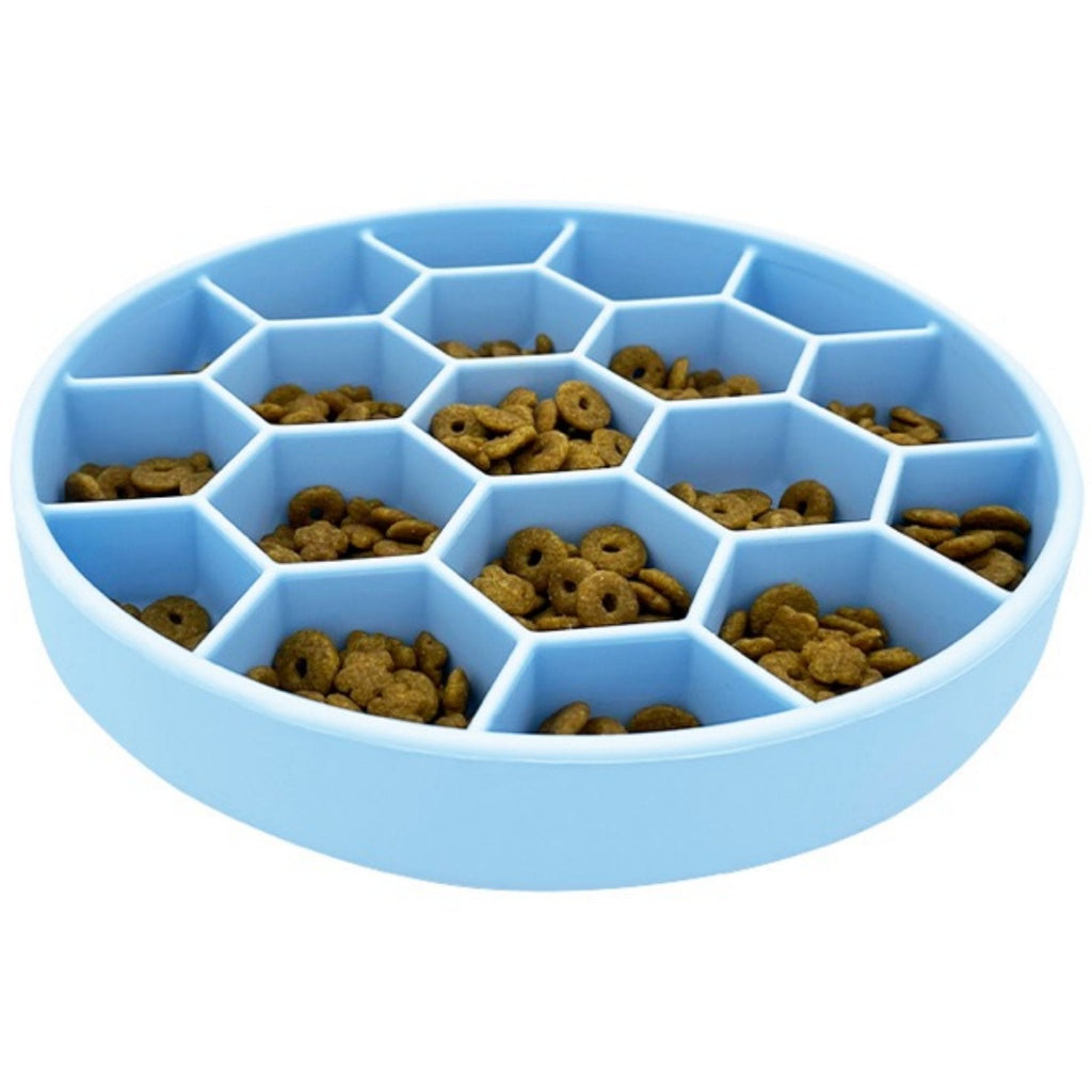 Mr. Peanut's Silicone Slow Feeder Dog Bowl by Mr. Peanut's Pet Carriers