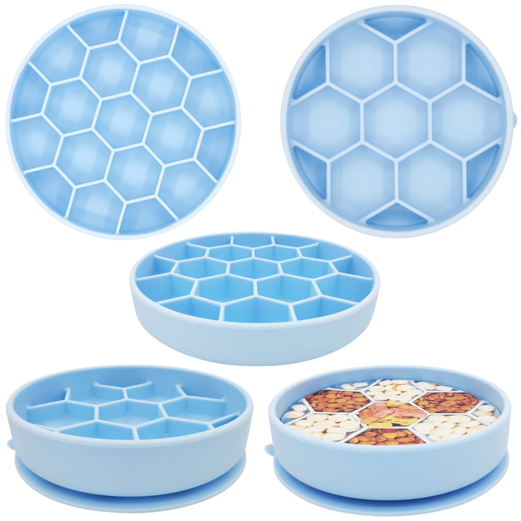 Mr. Peanut's Silicone Slow Feeder Dog Bowl by Mr. Peanut's Pet Carriers
