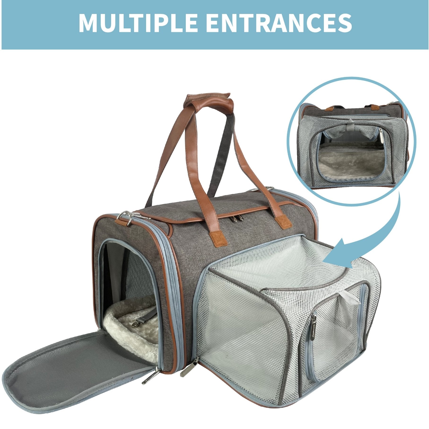 Mr. Peanut's Gold Series Big Apple XL Expandable Pet Carrier V3.0 by Mr. Peanut's Pet Carriers