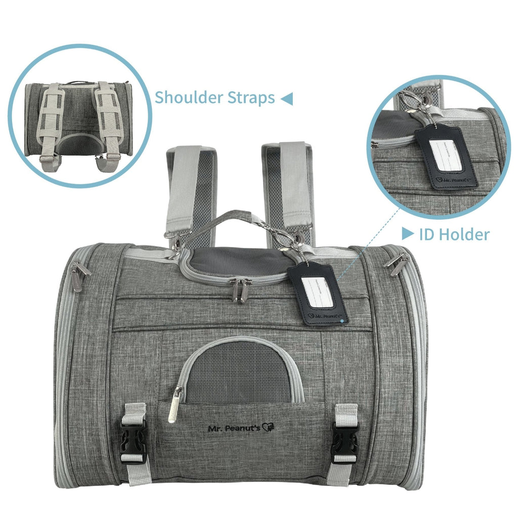 Mr. Peanut's Monterey Series Airline Compliant Horizontal Backpack Pet Carrier by Mr. Peanut's Pet Carriers