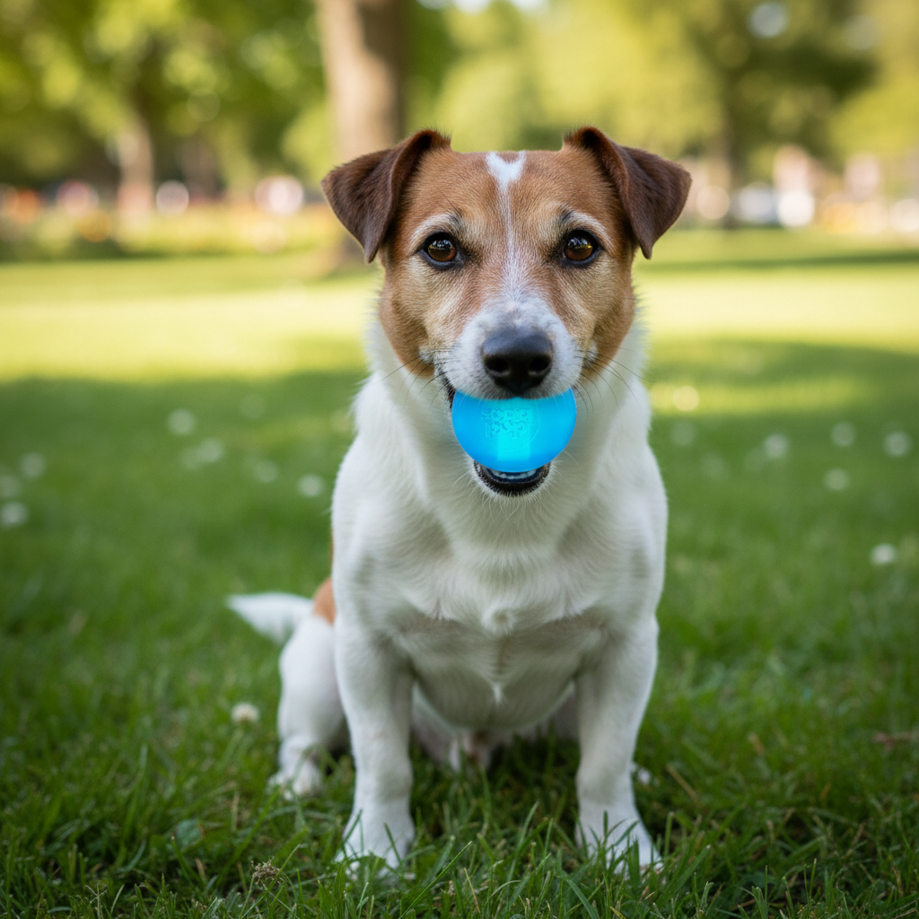 Strobe Ball Light-Up Dog Toy - Durable Floating Chew Ball | Made in USA by SodaPup/True Dogs, LLC