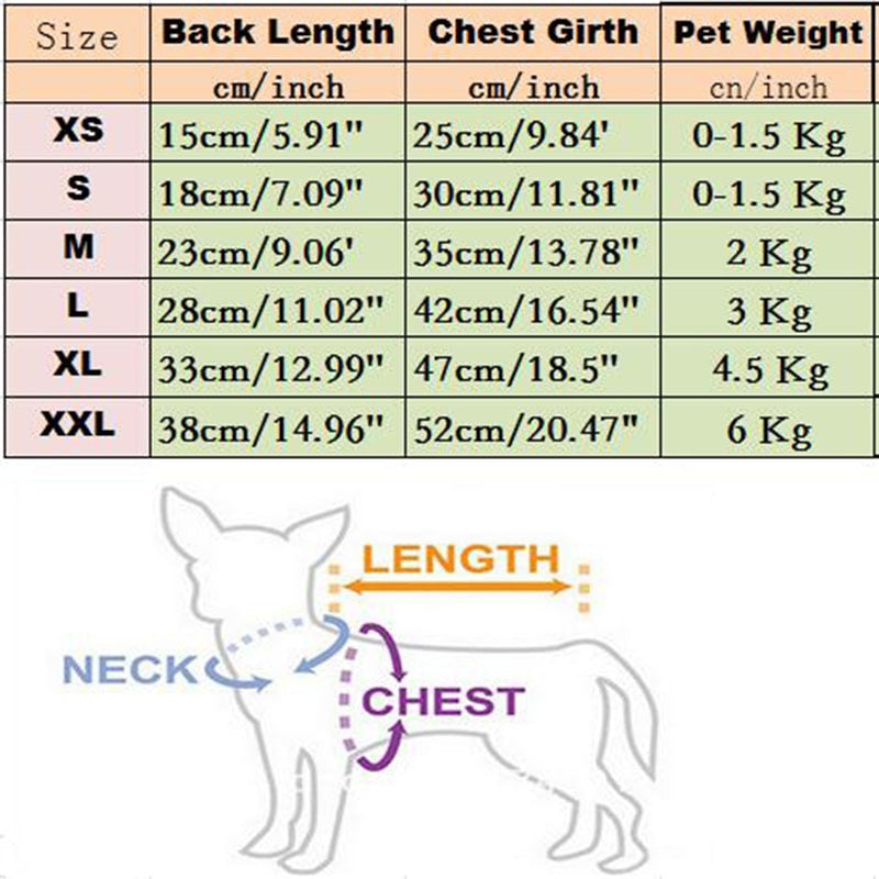 XS-2XL Winter Warm Pet Sweater by Furr Baby Gifts