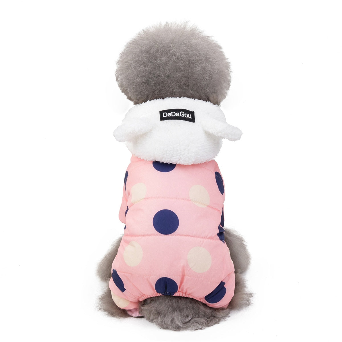 Big Polka Dot Snowsuit Jumpsuit by Furr Baby Gifts