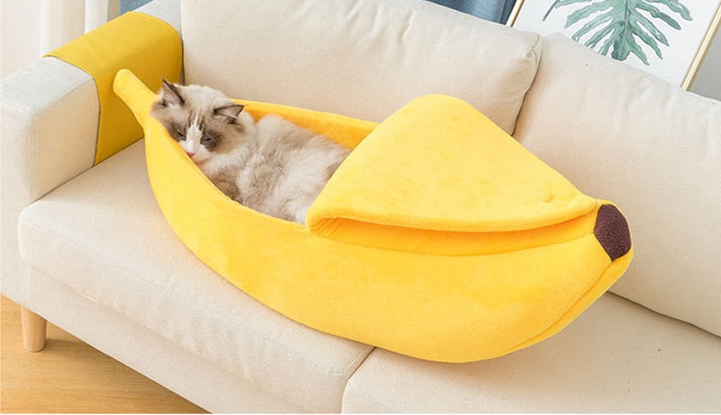 Banana Pet Bed by Furr Baby Gifts