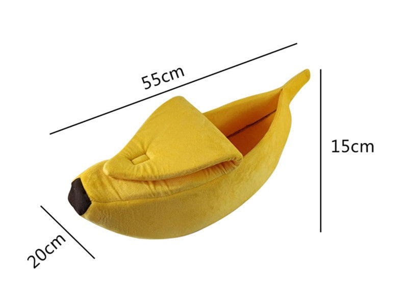 Banana Pet Bed by Furr Baby Gifts