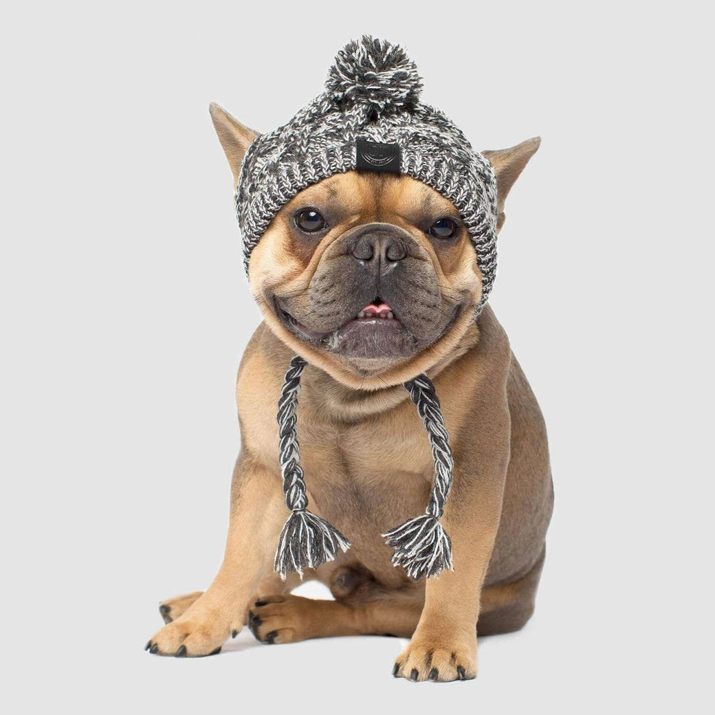 Autumn Winter Warm Knitted Pet Hats With Fluffy Ball by Furr Baby Gifts