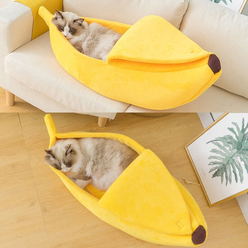 Banana Pet Bed by Furr Baby Gifts