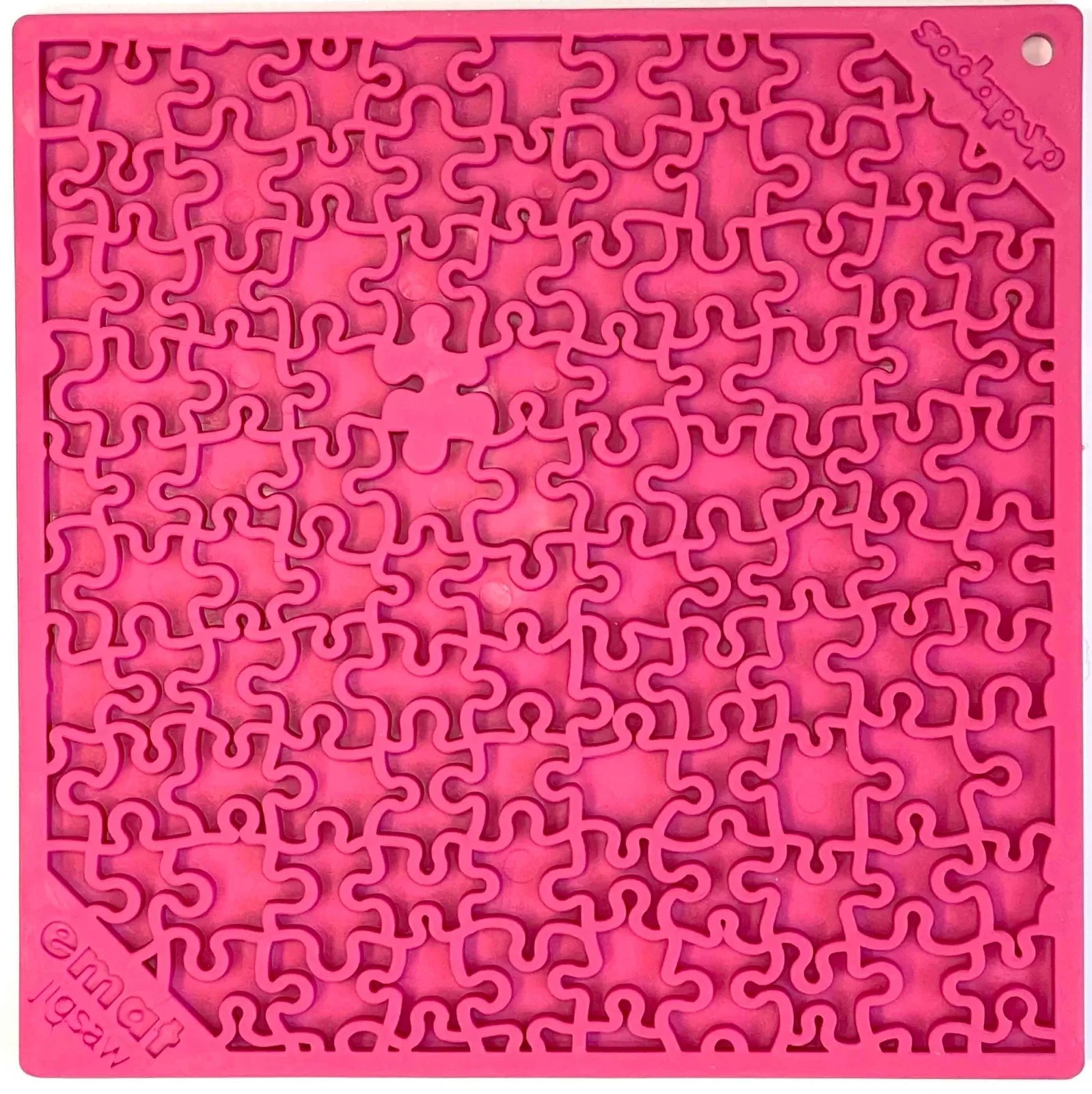 Jigsaw Puzzle eMat - Enrichment Lick Mat for Dogs and Cats | eMat Enrichment Toy for Anxiety Relief | USA Made by SodaPup/True Dogs, LLC