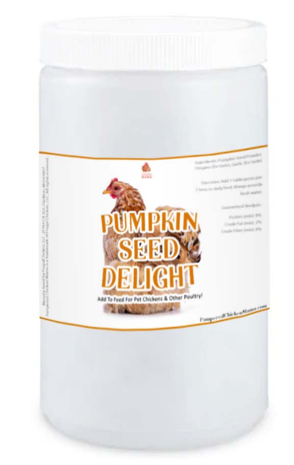 Pumpkin Seed Delight - Add To Feed For For Healthy Coops by Dahlia Pets
