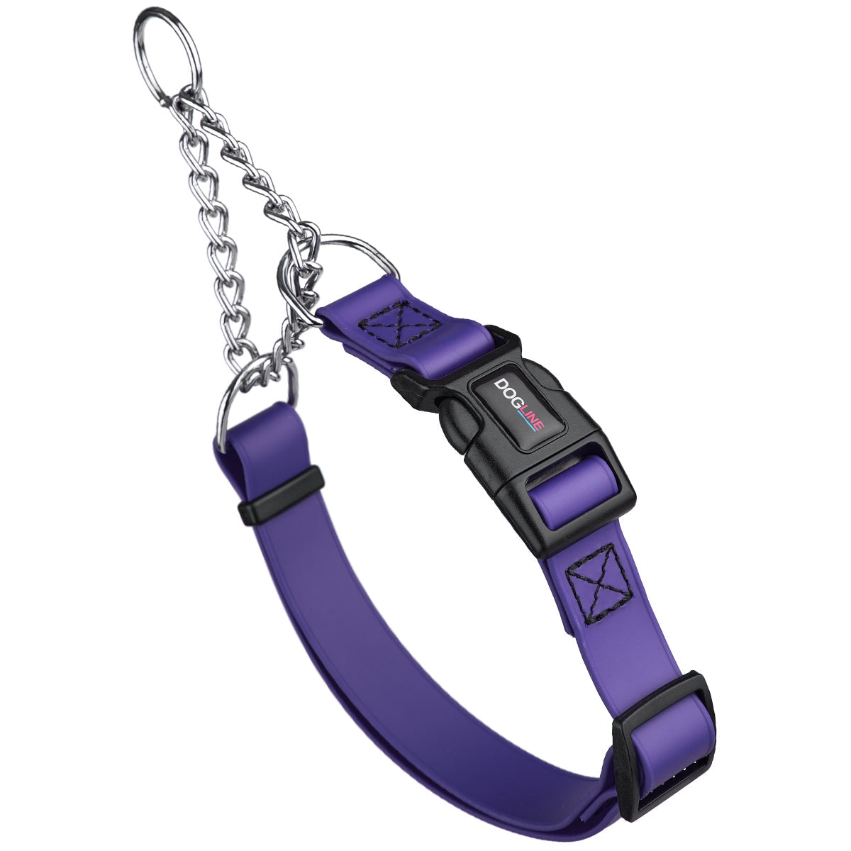 Biothane Adjustable Martingale Collar with Quick Release Buckle by Dogline