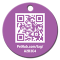 PetHub QR Pet ID Tag – Classic Aluminum by PetHub
