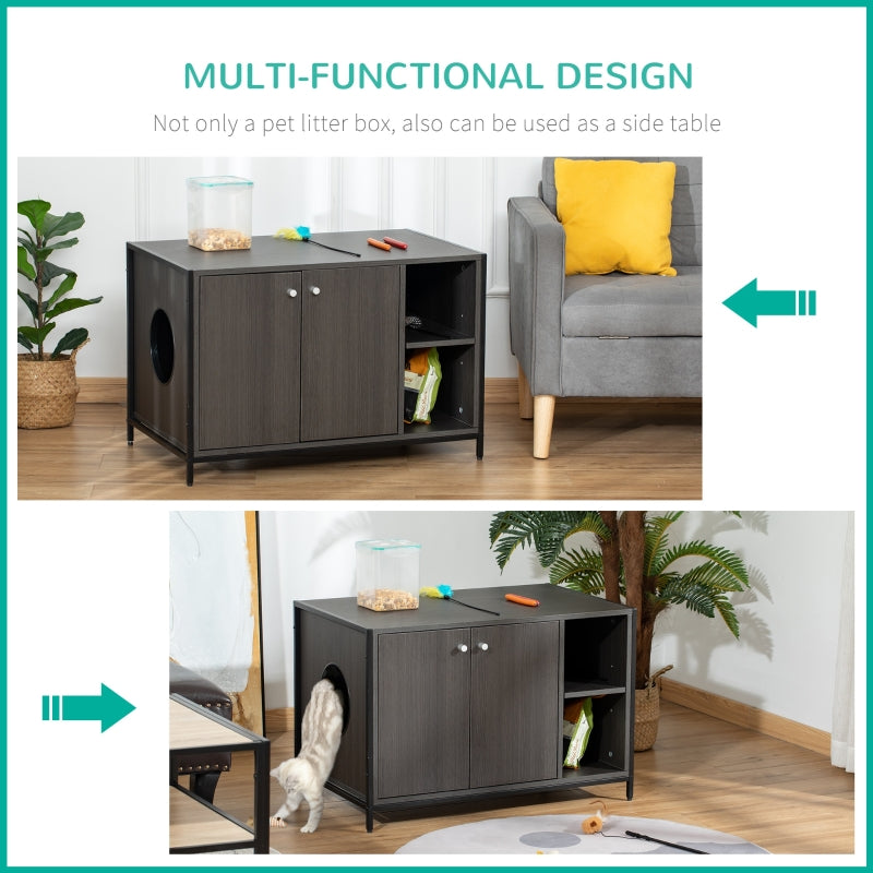 Hidden Cat Litter Box Enclosure by Furr Baby Gifts