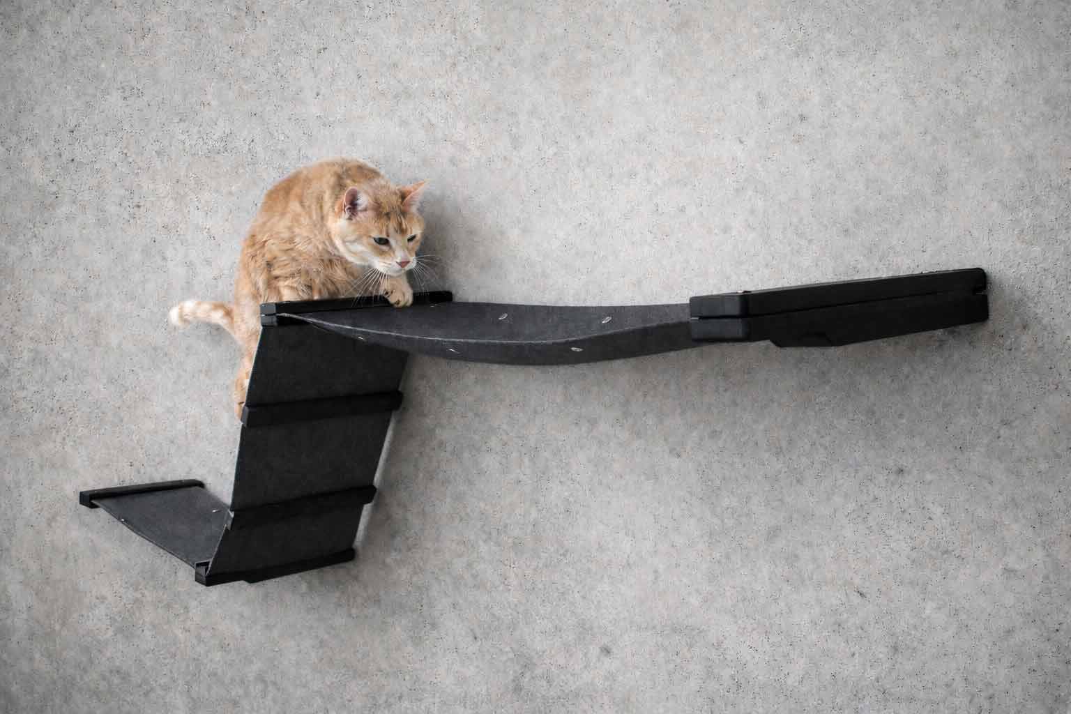 The Raceway - Wall Mounted Cat Hammock by Catastrophic Creations