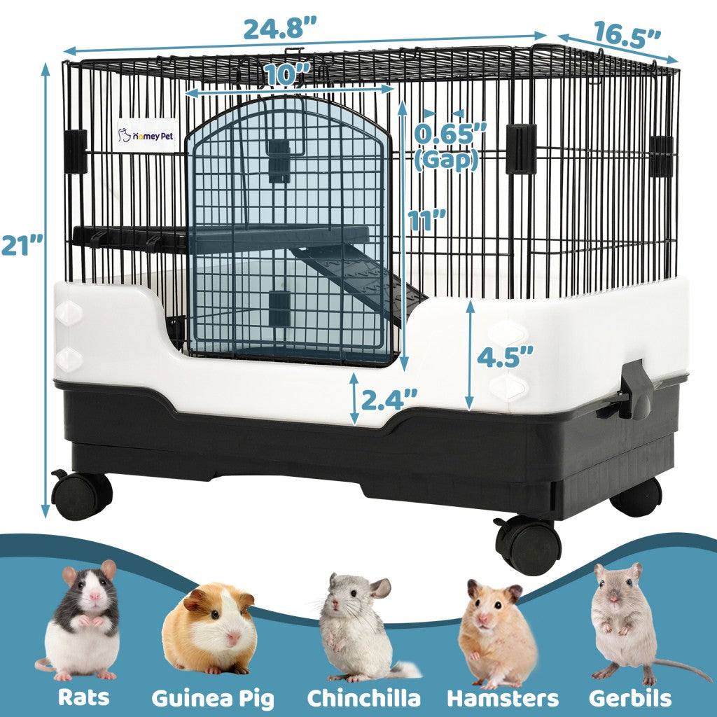 25" Small Animal Cage W25P-1F by Homey Pet Official