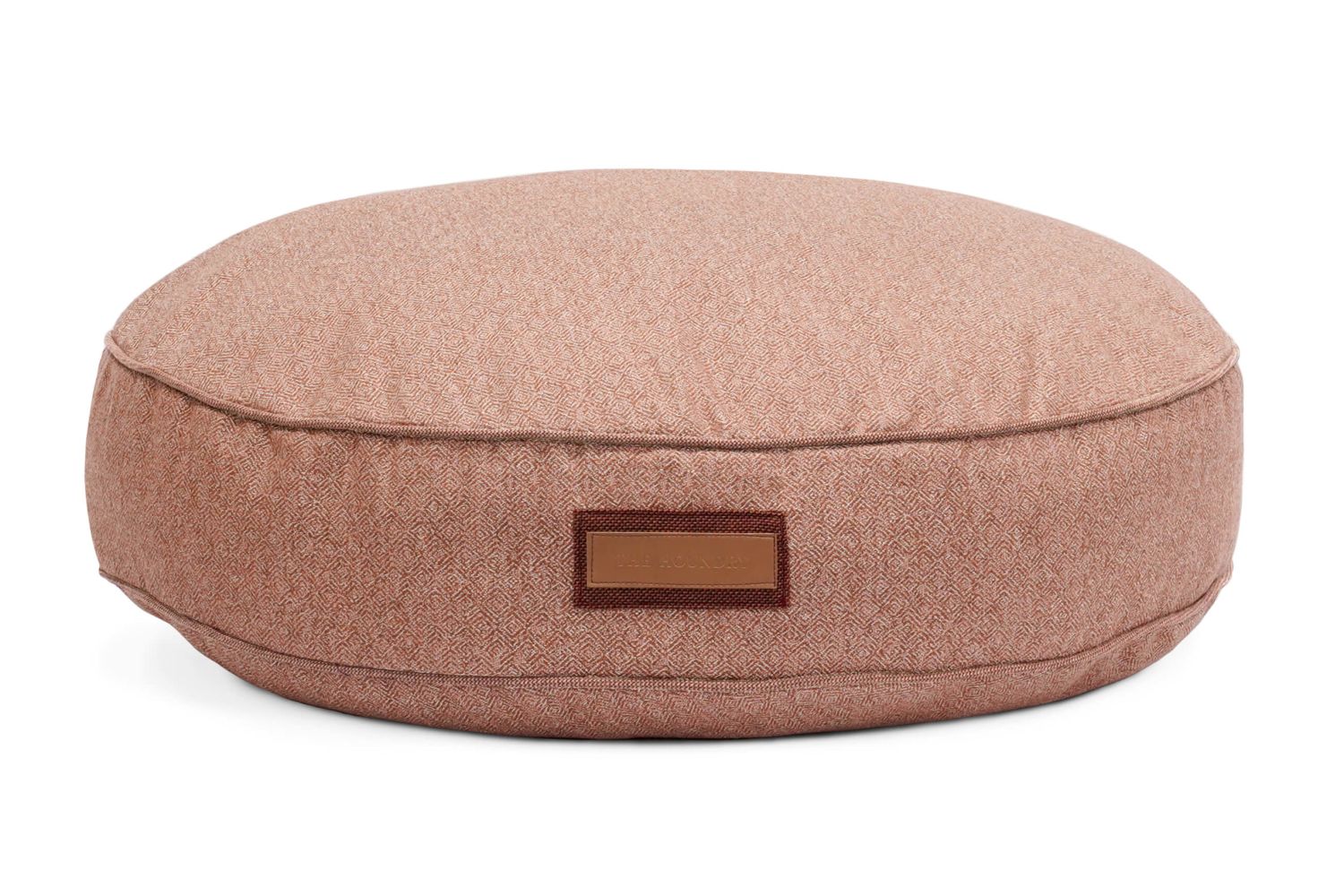 Round Pet Bed in Pittie Pink by Furr Baby Gifts