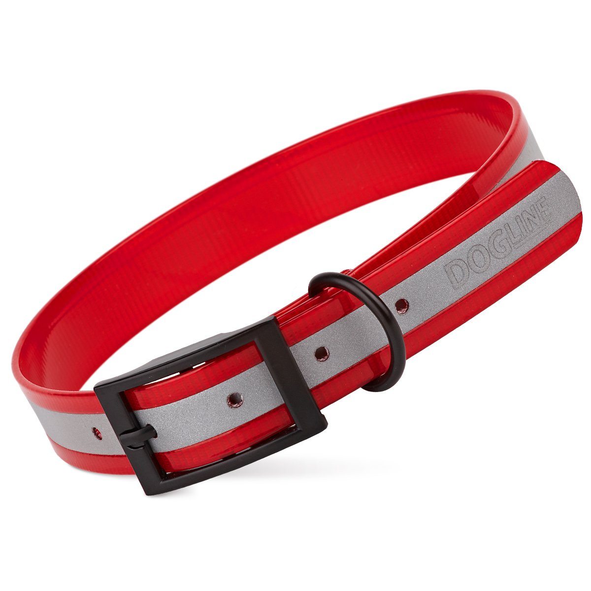 Biothane Translucent Reflective Dog Collar by Dogline