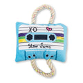 Retro Cassette Tape Plush Dog Toy – with Squeaker & Crinkle Paper for Fun Play by American Pet Supplies