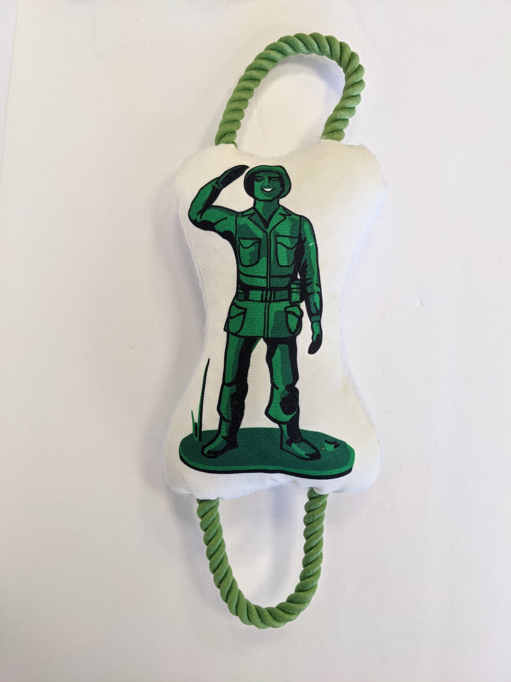 Retro Soldier with Squeaker & Crinkle Paper Plush Dog Toy by American Pet Supplies