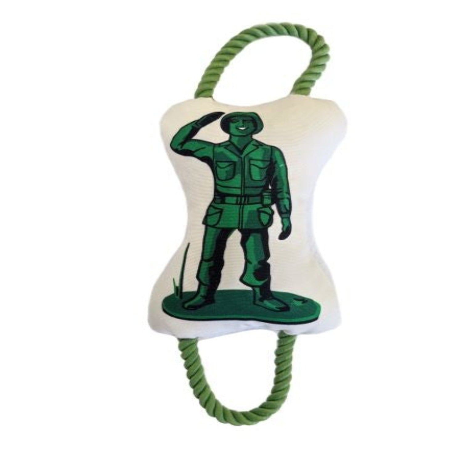 Retro Soldier with Squeaker & Crinkle Paper Plush Dog Toy by American Pet Supplies