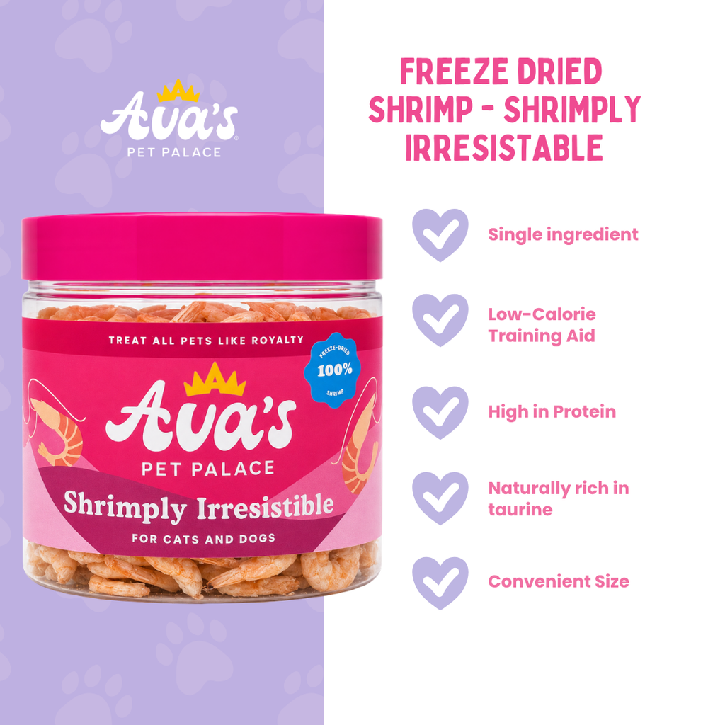 Freeze Dried Shrimp - Shrimply Irresistable by Ava's Pet Palace