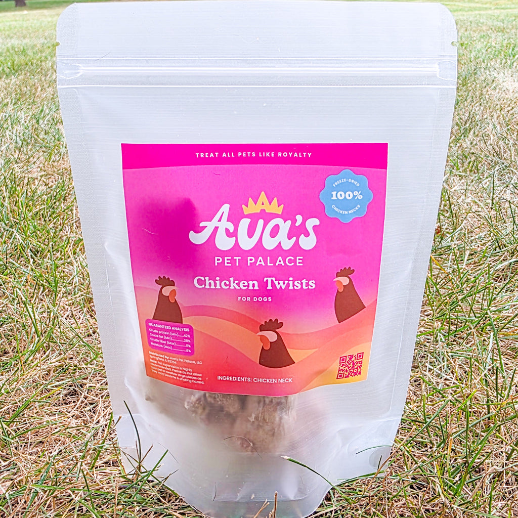 Freeze Dried Chicken Neck - Chicken Twists by Ava's Pet Palace