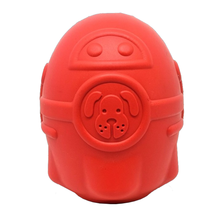 Rocketman Dog Toy - Durable Rubber Chew Toy & Treat Dispenser | USA Made by SodaPup/True Dogs, LLC