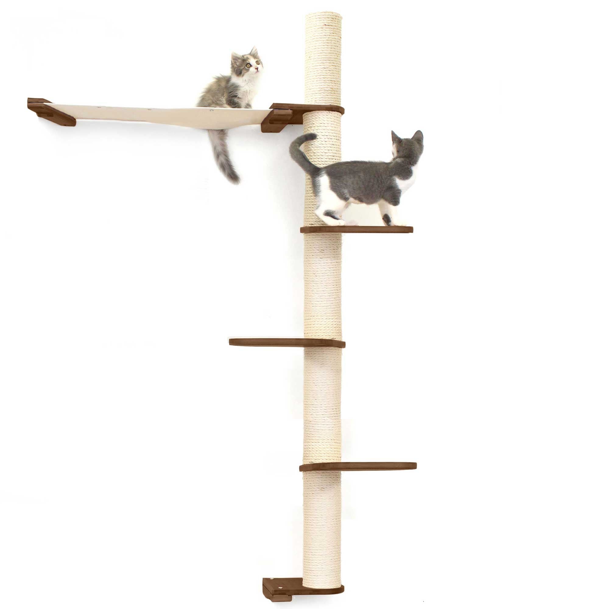The Crow's Nest - A Wall Cat Scratcher with Hammock