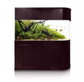 120 Gallon U-Shape Bullnose Peninsula Divider Glass Aquarium Reef-Ready in Rose Cherry Real Wood Furniture by Northeast Aquariums LLC